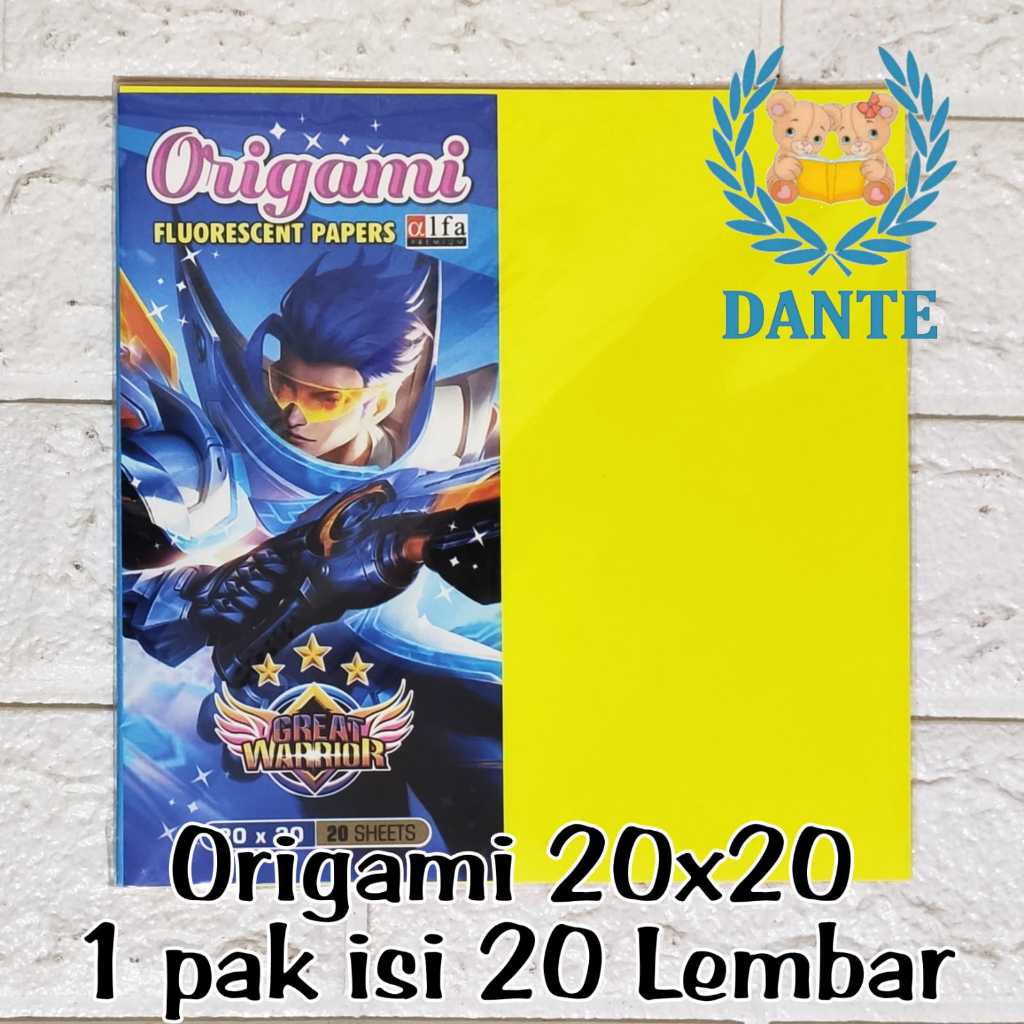 

kertas origami 12x12 / 16x16 / 20x20cm - kertas lipat - (per pack)