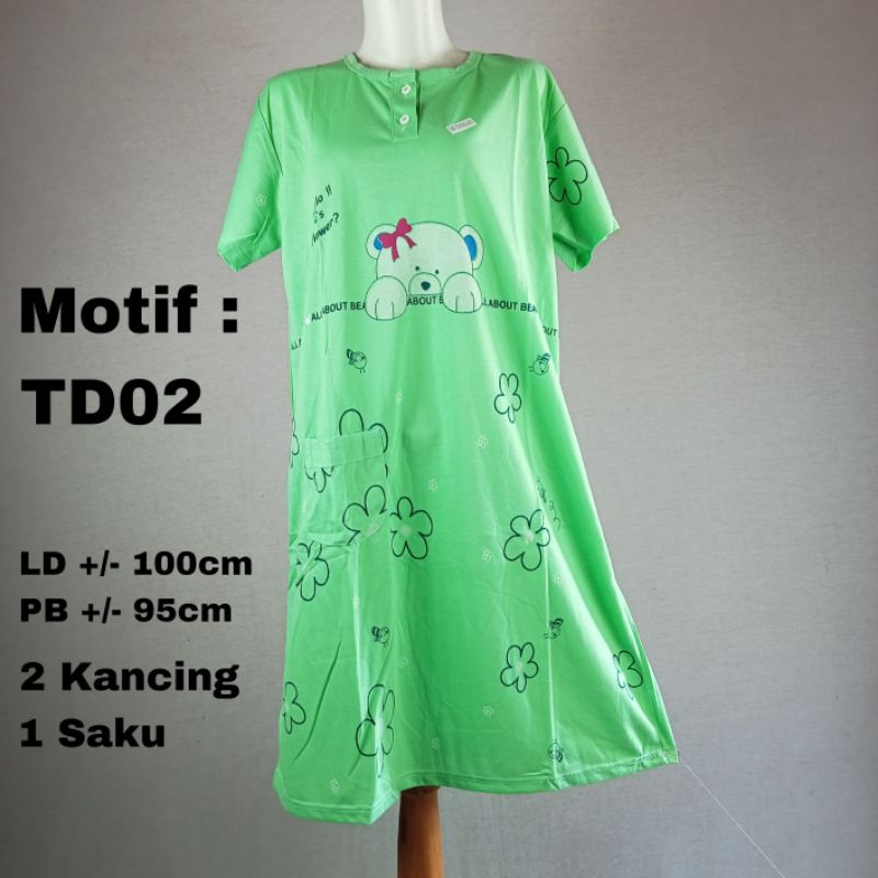 daster kaos theda / daster busui / daster polos dewasa