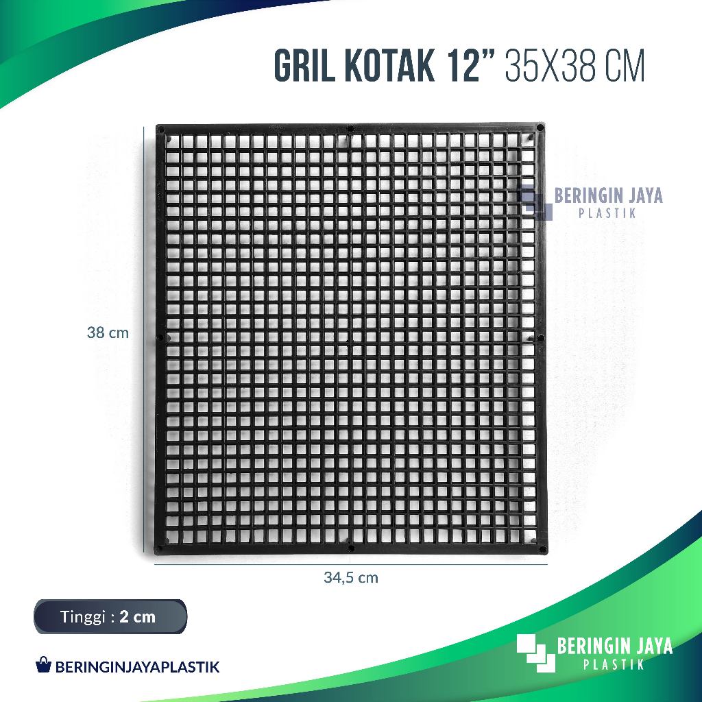 Ram Grill Speaker Kotak 12" Ukuran 35 x 38 cm Plastik / Tutup Pelindung Box Salon Speaker 12 Inch Mo