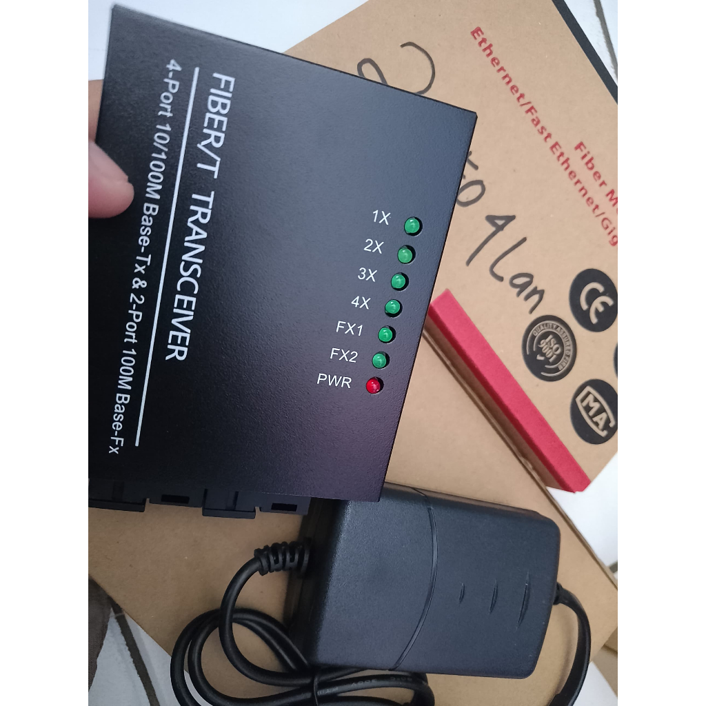 fiber media converter  2FO 4 LAN