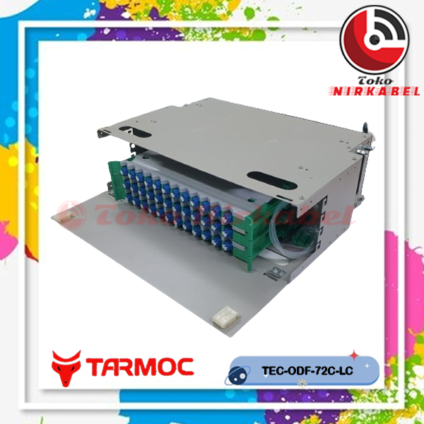 Fiber Optic ODF/OTB 72 Core LC Lengkap Rackmount | ODF 72C LC