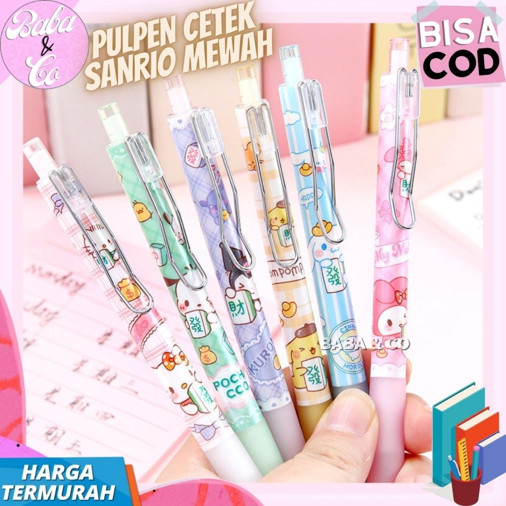 

PEN CETEK MEWAH SANRIO PULPEN MEWAH SANRIO CETEK MEKANIK LUCU UNIK COD