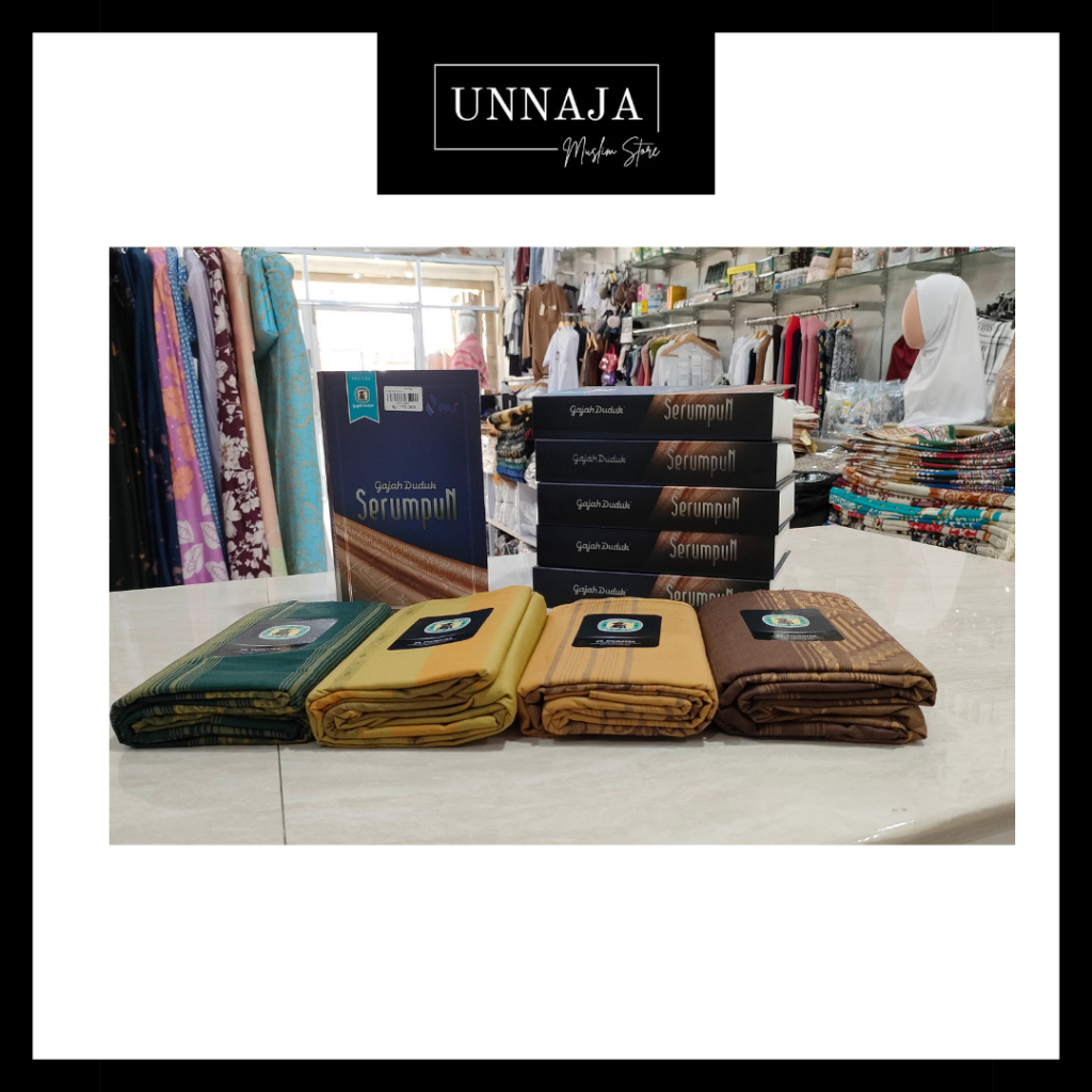 UMS-Sarung Gajah Duduk Serumpun/Sarung Tenun Gajah Duduk / Sarung Premium