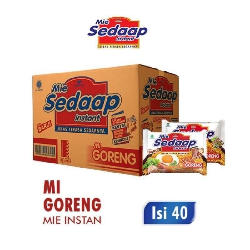 

Sedaap Mie Goreng Mie Instan [90 g/ 40 pcs/ Karton]