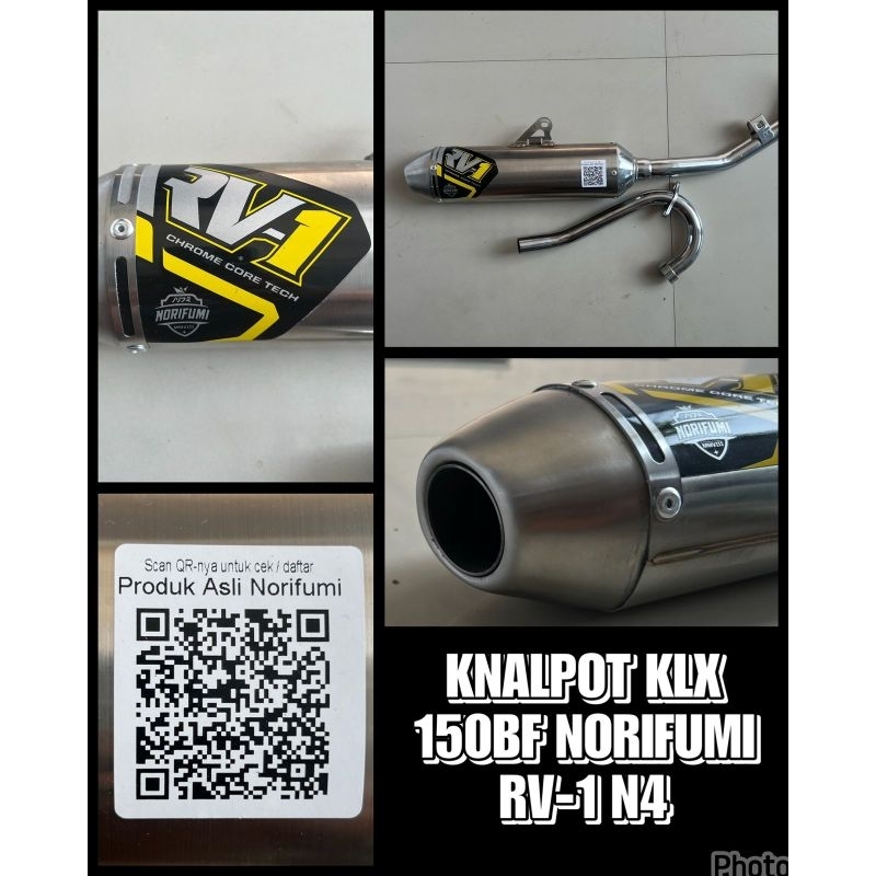 Knalpot Norifumi RV1 N4 Klx Dtracker 150 knalpot klx150