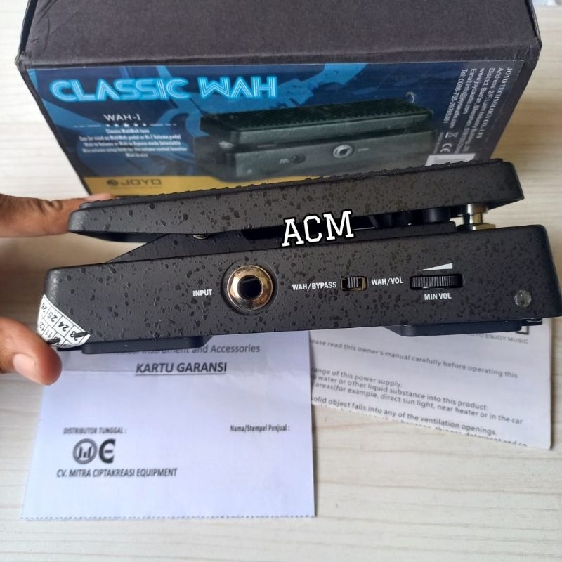 PEDAL WAH JOYO WAH 1 ORIGINAL PEDAL EFFECT GITAR WAH1