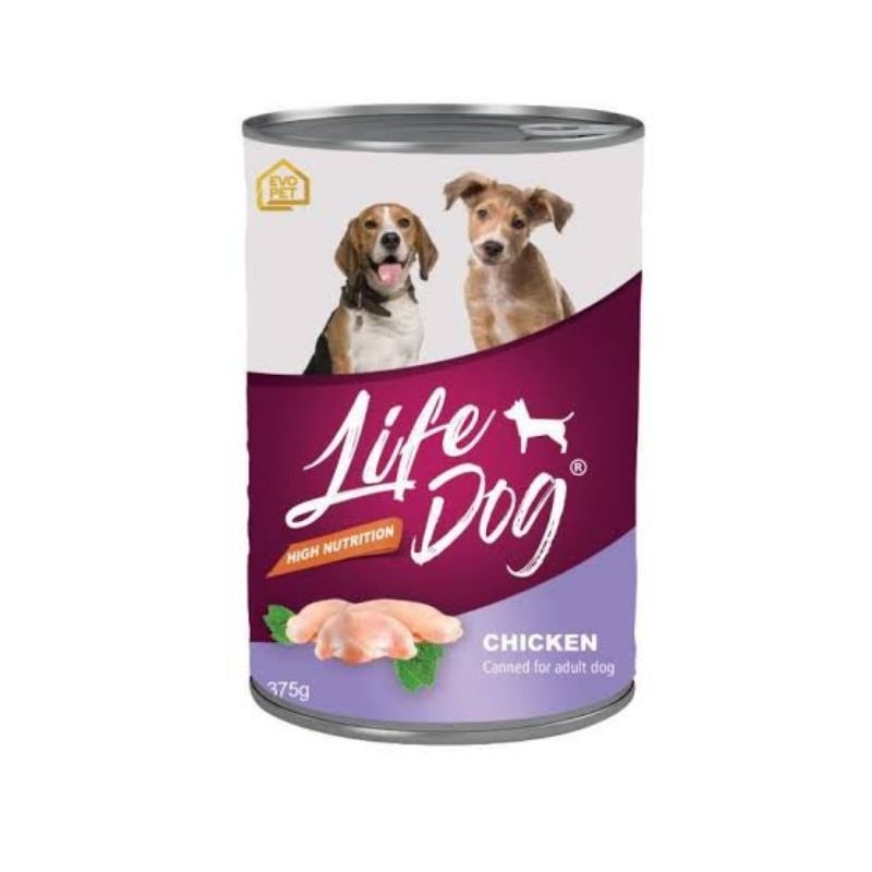 Makanan Kaleng Basah Anjing Life Dog,Dog Food Wet LifeDog wet 375gr