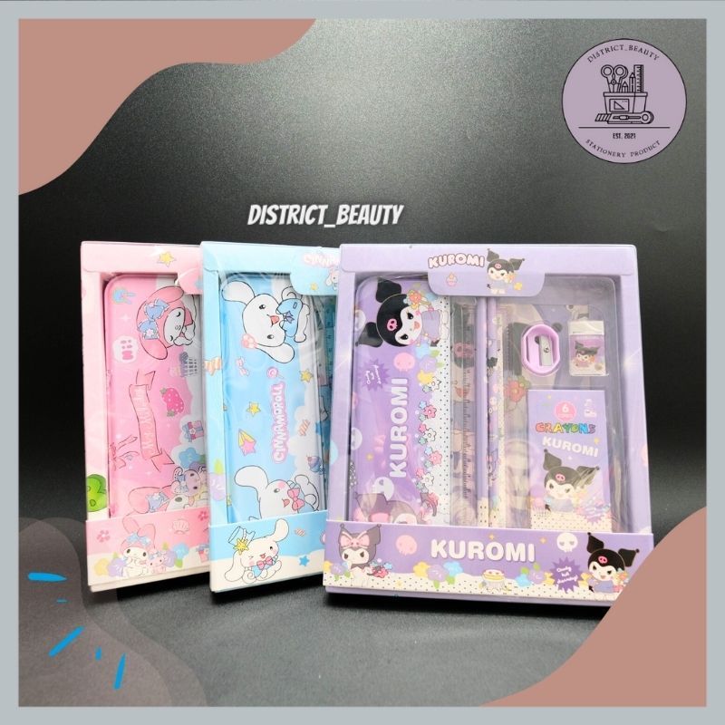 

KOTAK PENSIL SANRIO SET PAKET ALAT TULIS LENGKAP SANRIO HAMPERS SOUVENIR BIRTHDAY EDITION