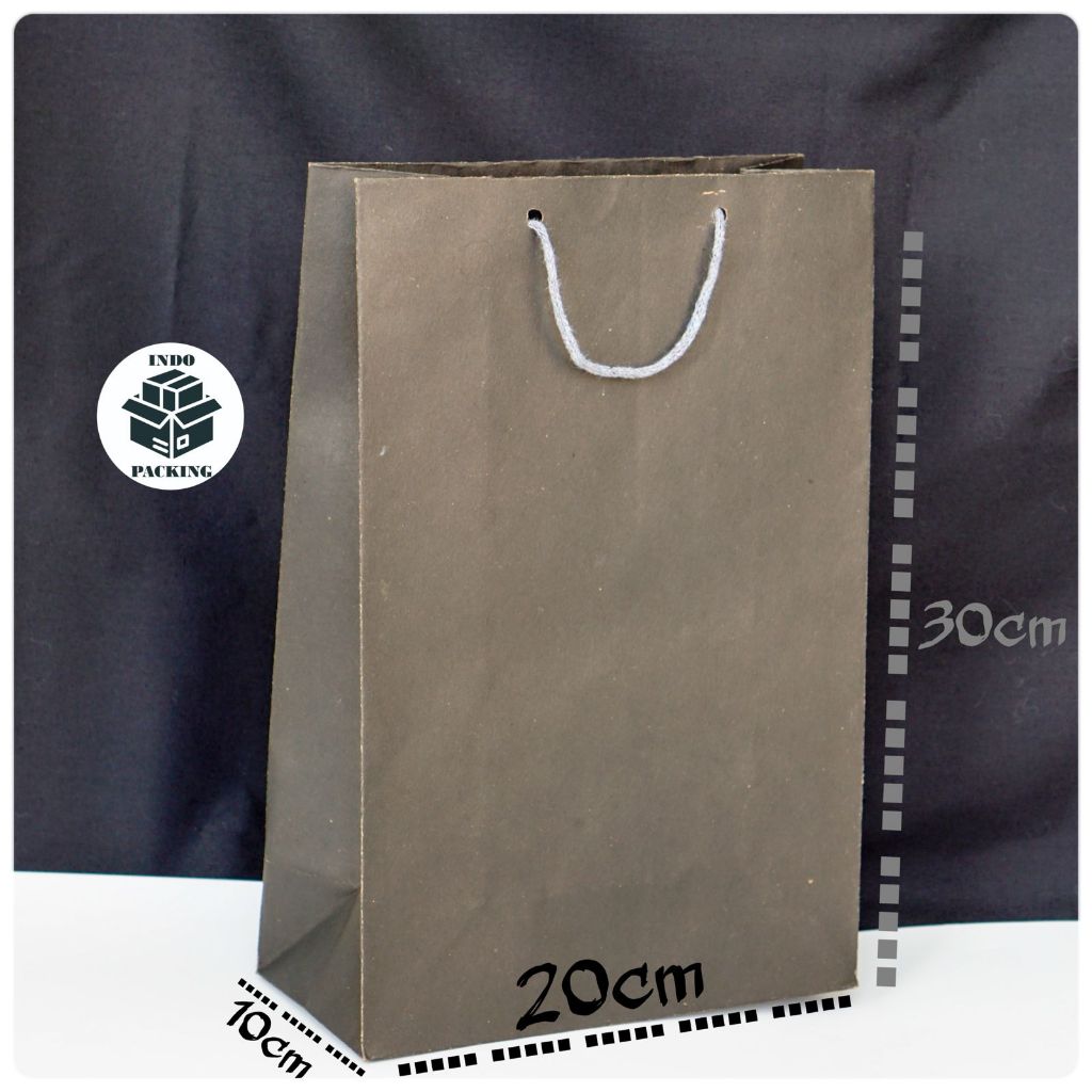 

Paper Bag Hitam 20x10x30cm / Paperbag / Tas Kertas Goodie Bag Tas Suvenir Souvenir