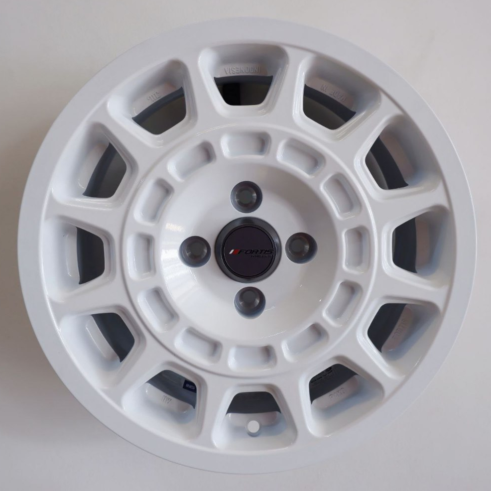 VELG MOBIL ORIGINAL FORTIS WHEELS BY PAKO PRW 15 TYPE 2 - CILEUNCA R15 x 6,5 4H 100 ET 38 RACING WHI