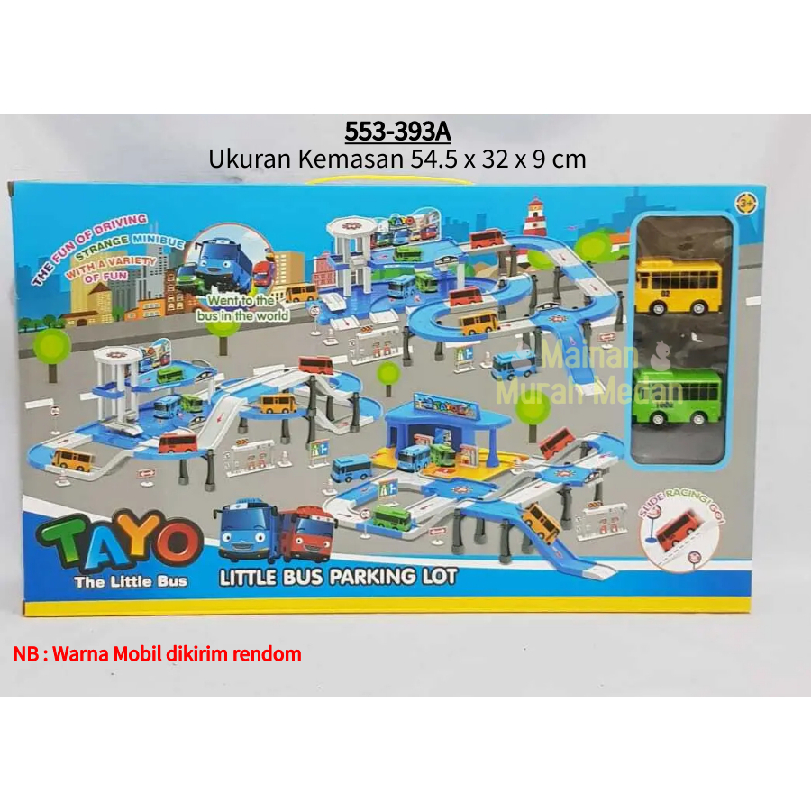 M3 - Mainan Tayo Little Bus Parking Lot 553-392 / Bis Tayo / Parking Lot Tayo