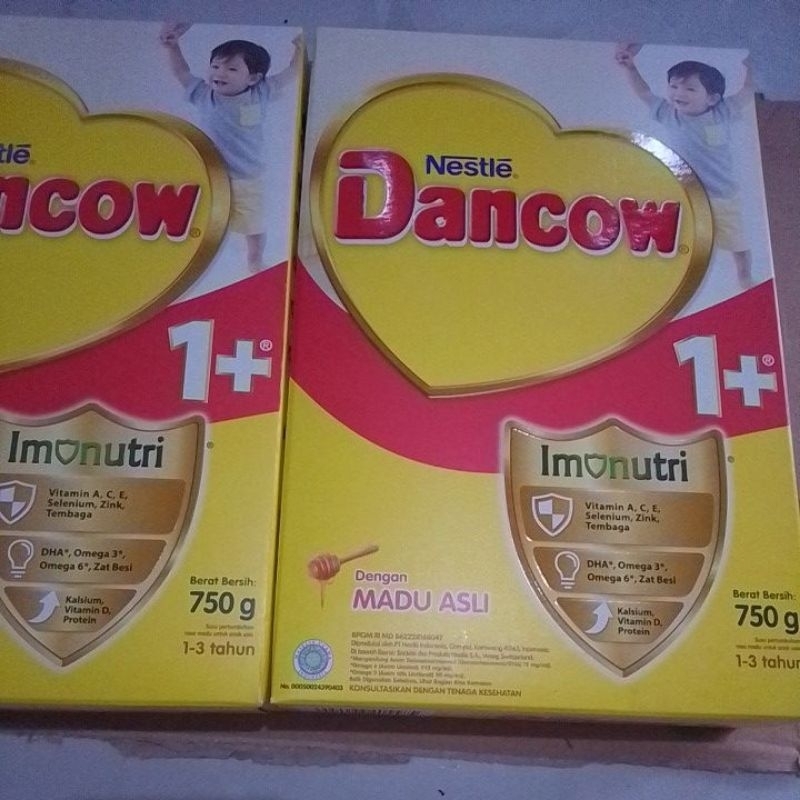 

Dancow 1+/3+/5+ Madu, Vanila 750g {Kemasan Baru}