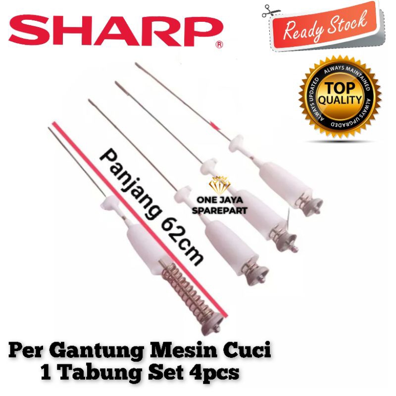 Per Gantung Mesin Cuci Sharp 1 Tabung 4Pcs | Set Suspensi