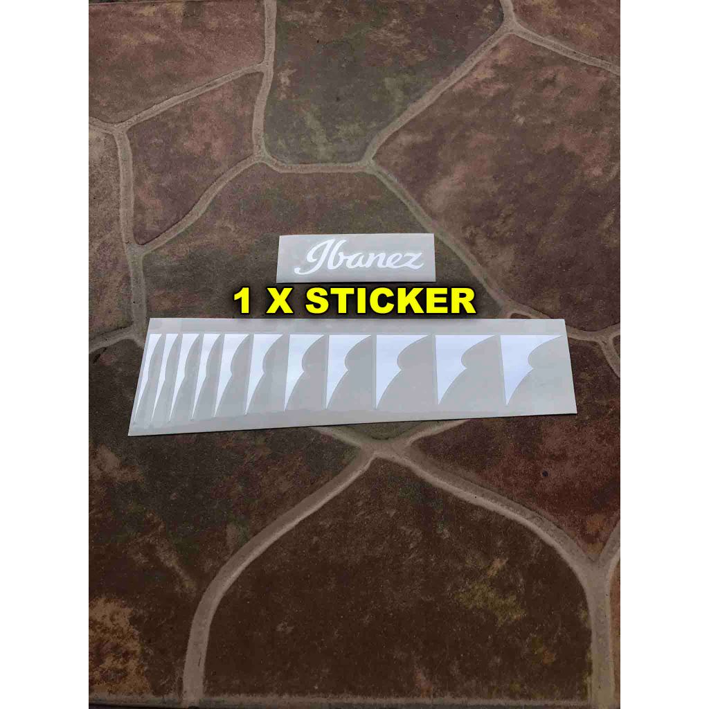 Sticker Logo Gitar Ibanez Akustik Elektrik Alt 30 Fm Rare Fretboard Stiker Headstock Altstar special