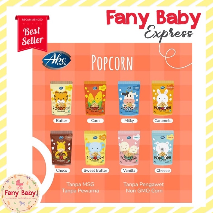 

Best Terl4ris POPCORN ABE FOOD FOR KIDS / 80GR Moodbooster
