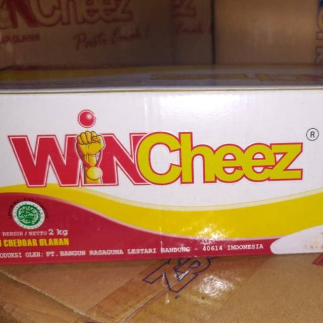 

12.12 BRANDS FESTIVAL Wincheez Cheddar olahan 2kg/Keju Cheddar wincheez 2kg !!