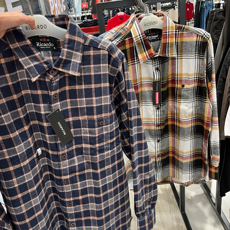 Kemeja Flanel Ricardo Pria