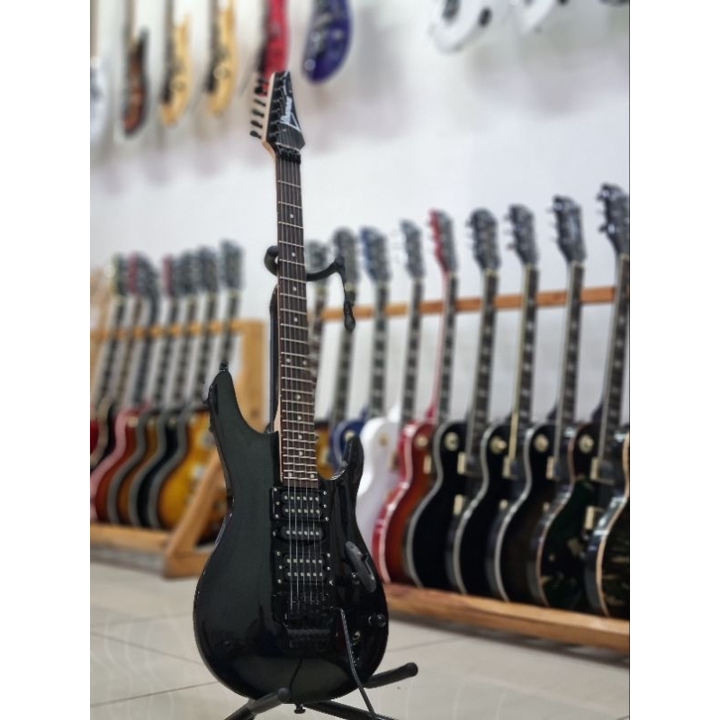 gitar Ibanez s series black updown elektrik listrik