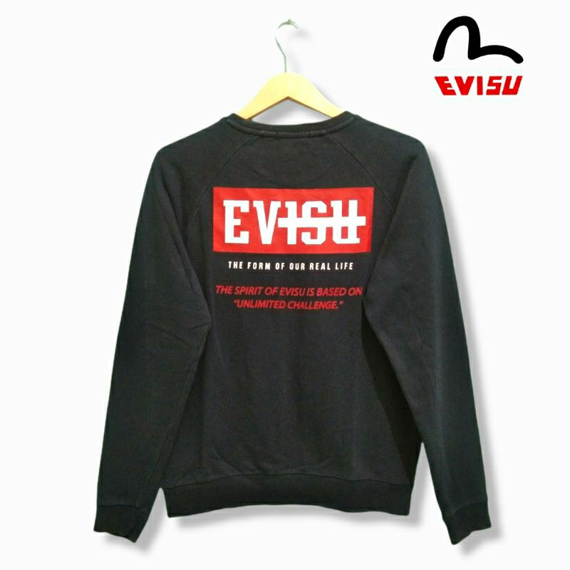 CREWNECK EVISU BACK PRINT/SECOND