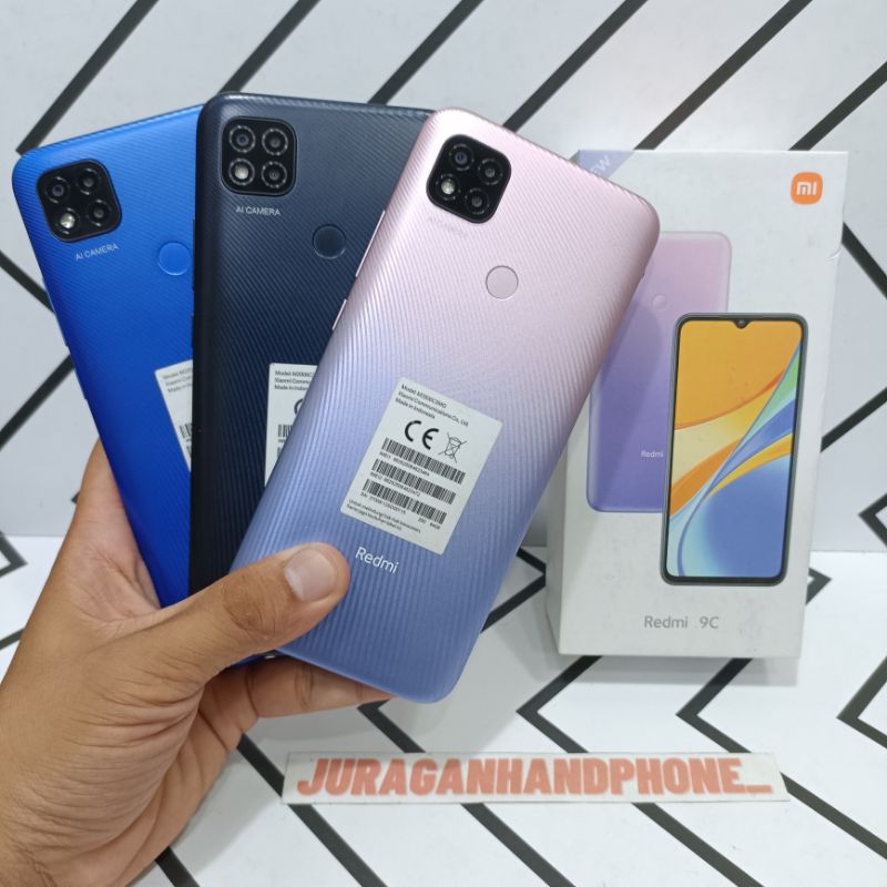 Xiaomi Redmi 9C Ram 3/32GB Hp Second Seken Bekas Fullset