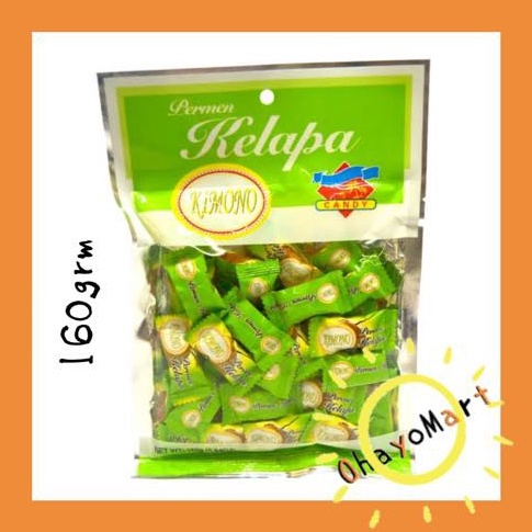 

T3rbaru Permen Kimono coconut / kimono Permen kelapa 160g [138]