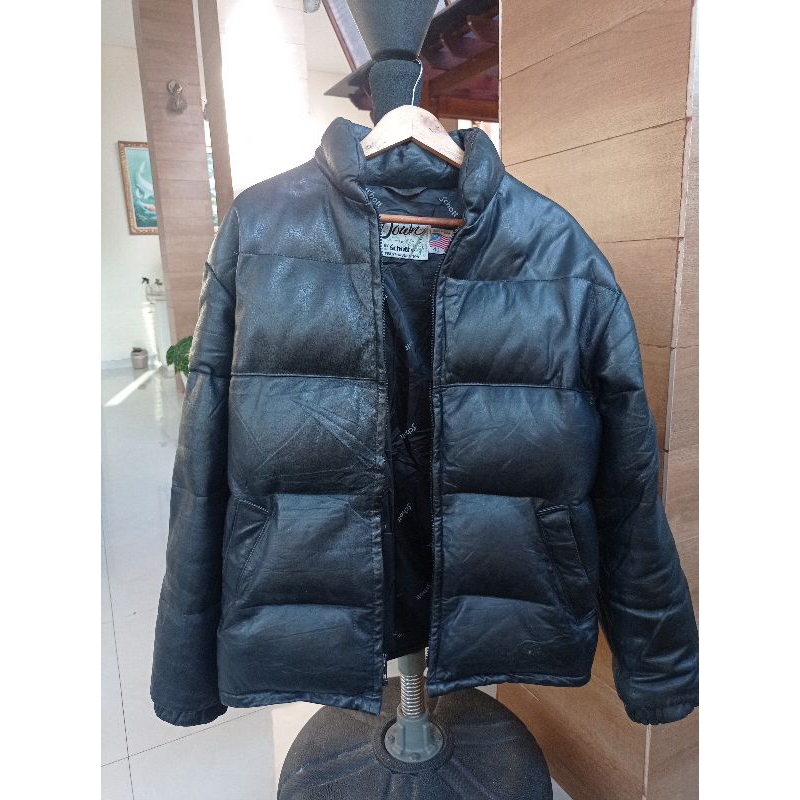 jaket kulit merek schott