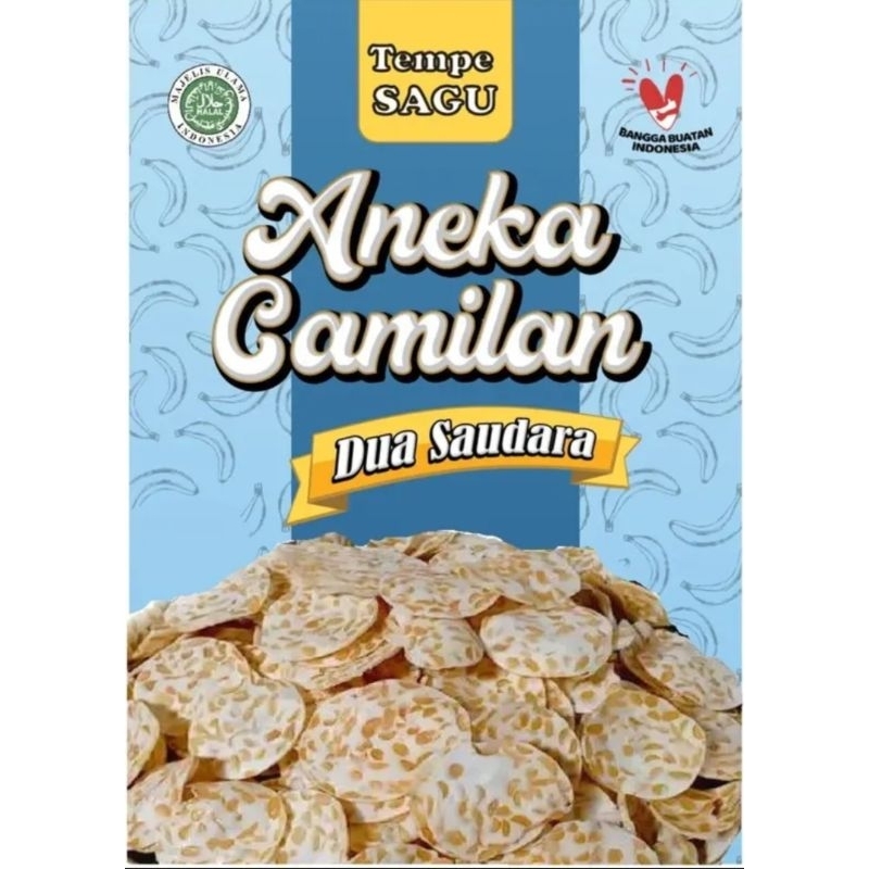 

KRIPIK TEMPE SAGU GURIH RENYAH ENAK 100-150 GRAM Kripik Tempe,150 gram