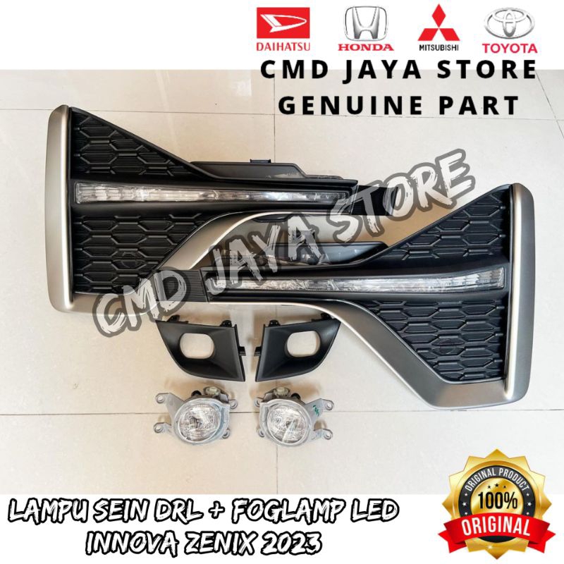 DRL LED Innova Zenix / Lampu Sein Drl Innova Zenix Paket Komplit Original