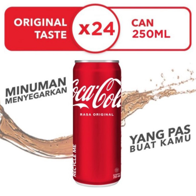 

D!skon Pr0mo COCA COLA 250ML X 24 CANS ( KALENG) [298]