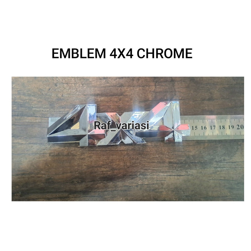 Emblem Mobil 4x4 chrome / Emblem 4x4x chrome universal / emblem 4x4 jeep