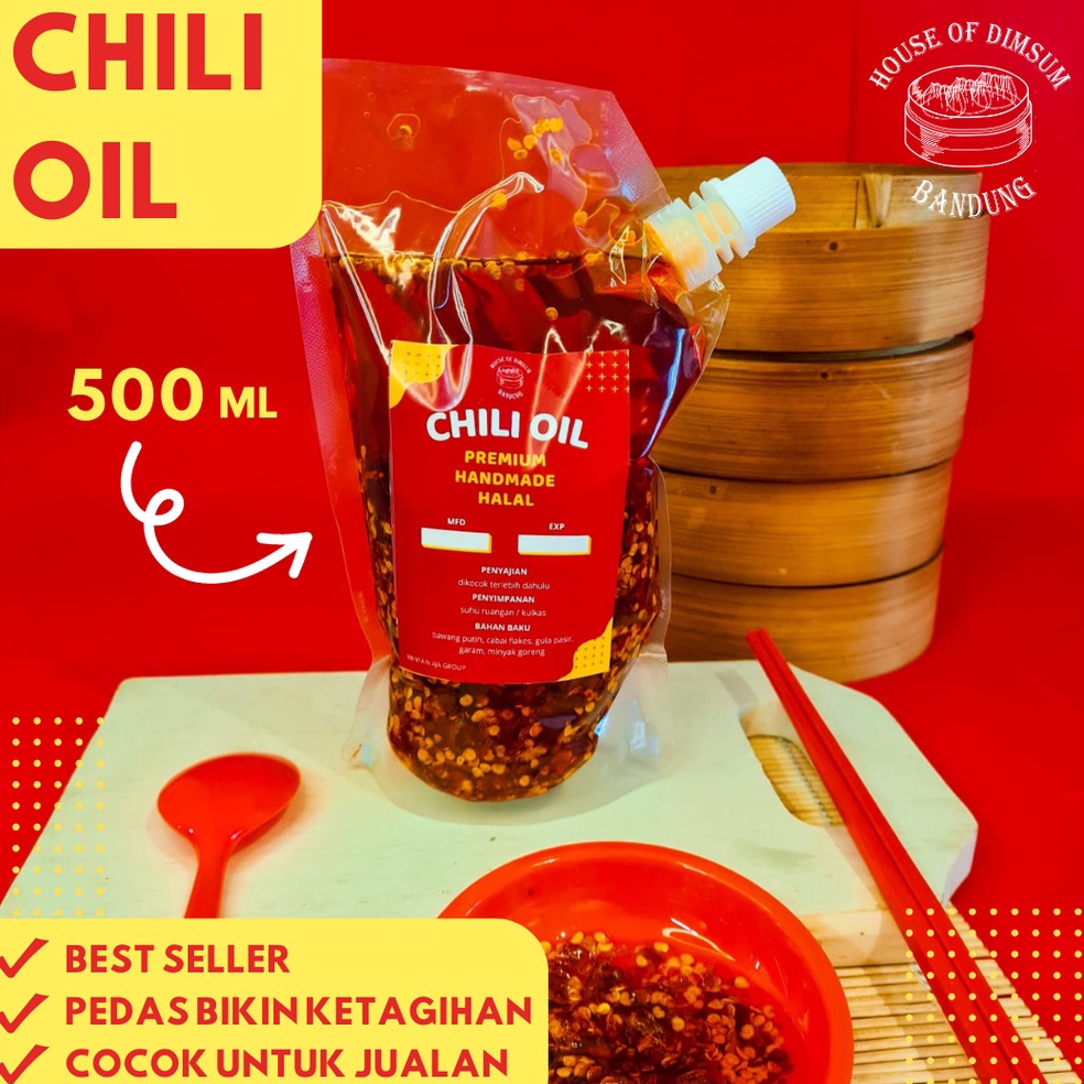 

R3@dy Br0 Chili Oil Minyak Cabai 500ml Diminati