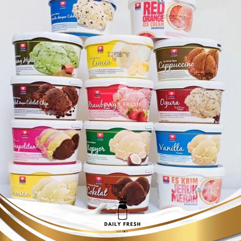 

TDGD2080 11.11 DIAMOND ICE CREAM ES KRIM 700 ML