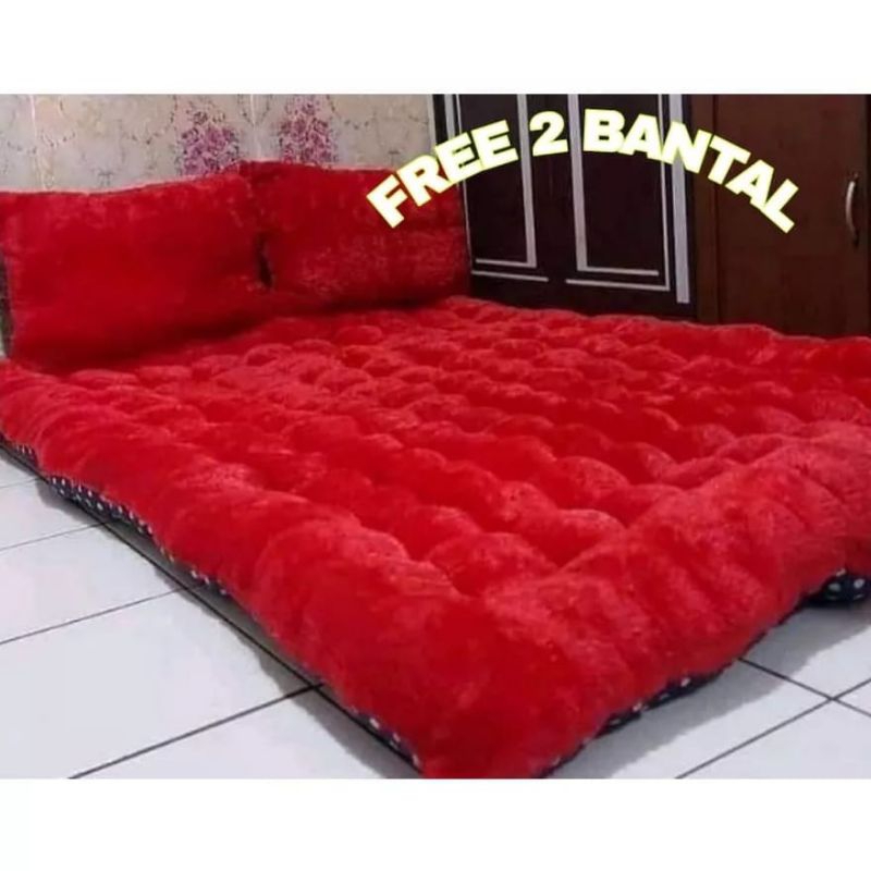 Kasur Gender Ukuran 180x140 tebal 15cm // Kasur Bulu Rasfur // Kasur Lantai