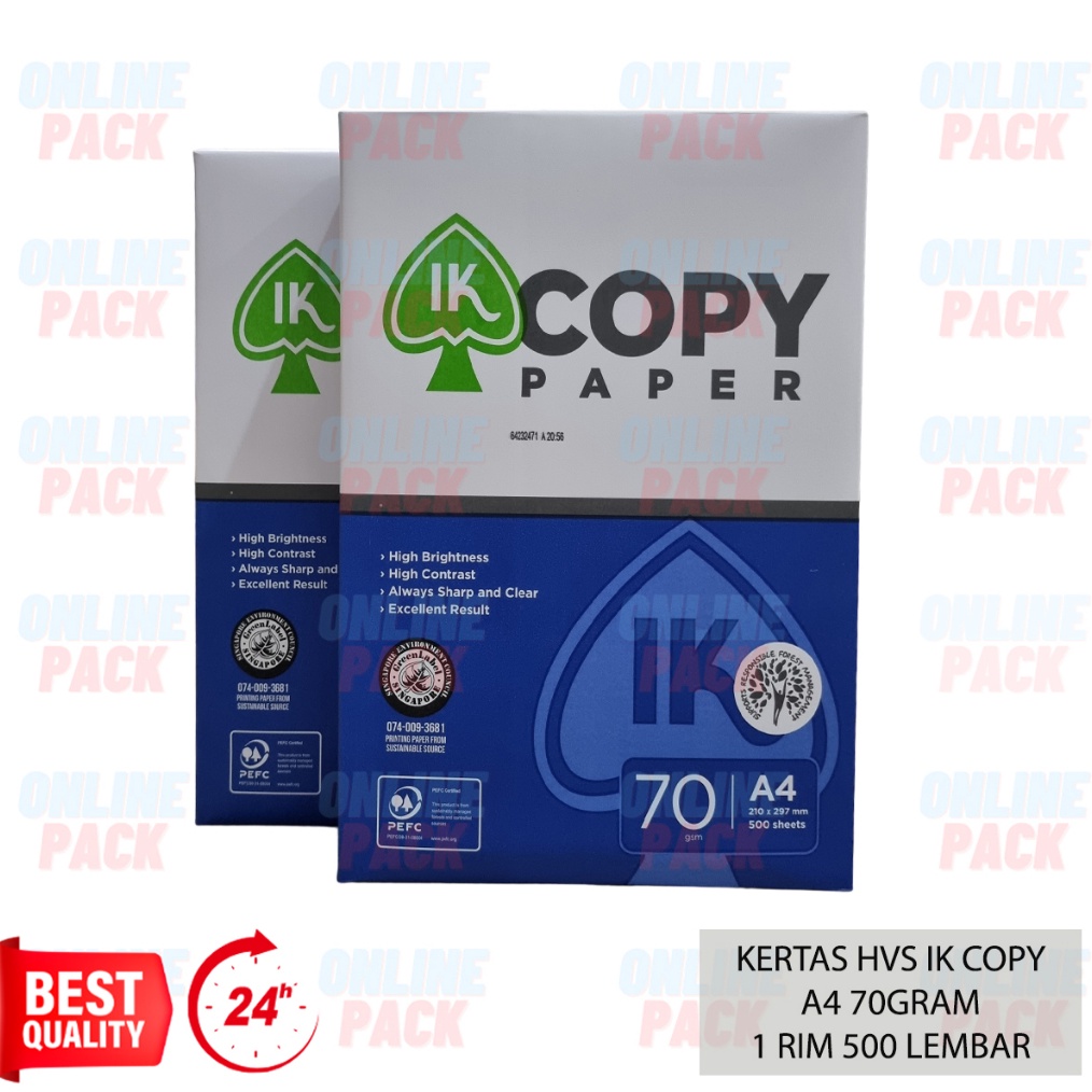 

✨Terbaru✨ KERTAS HVS IK COPYPAPER COPY PAPER A4 70GR 70 GRAM 1 RIM 500 LEMBAR PRINT PAPER TRUETONE TRUE TONE serbuuu !