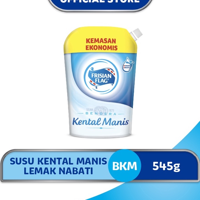 

KODE FAT482 Frisian Flag Bendera Kental Manis Pouch 545gr