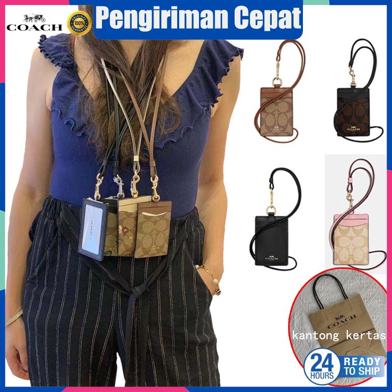 

Terbaik (Pengiriman Cepat )Coach Lanyard Kartu kerja pemegang kartu id Kartu Nama Kartu Kampus Pemegang Kartu !!!