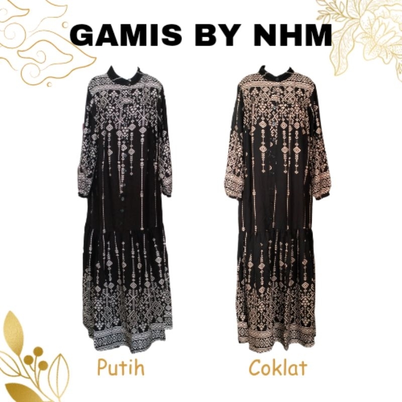 Gamis Hitam By NHM