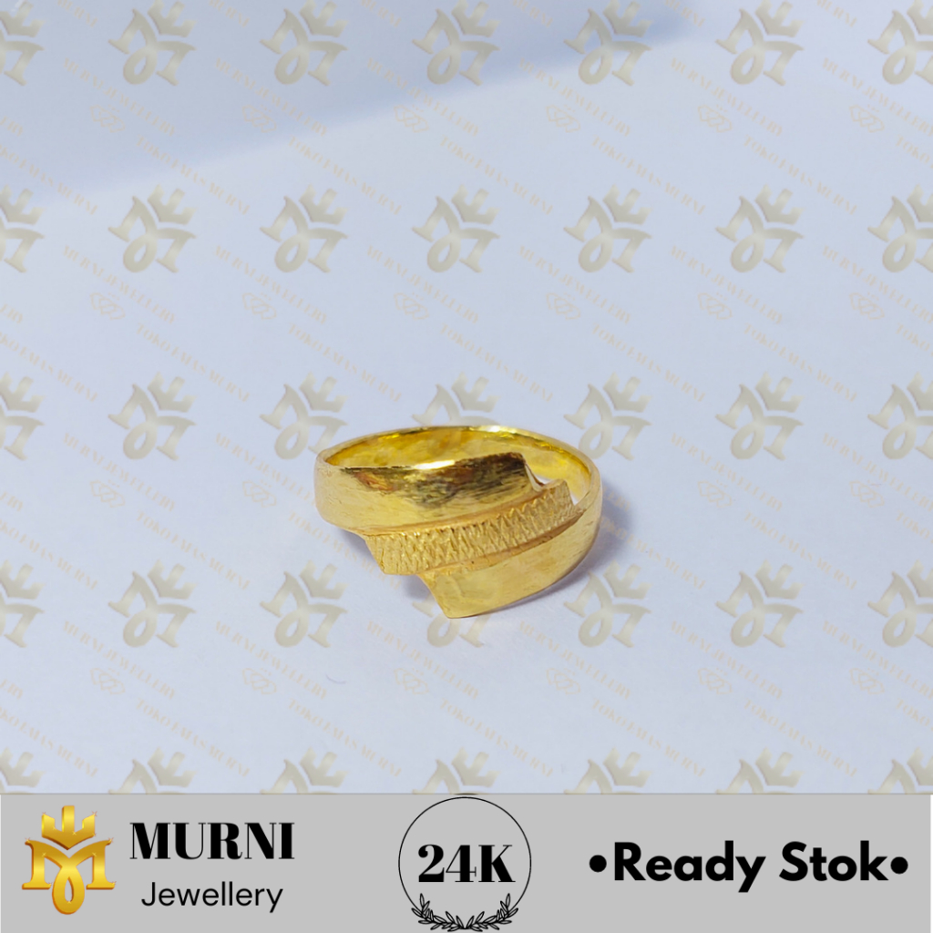 Cincin Emas 24K Asli Model keong Wajik - Toko Emas Murni