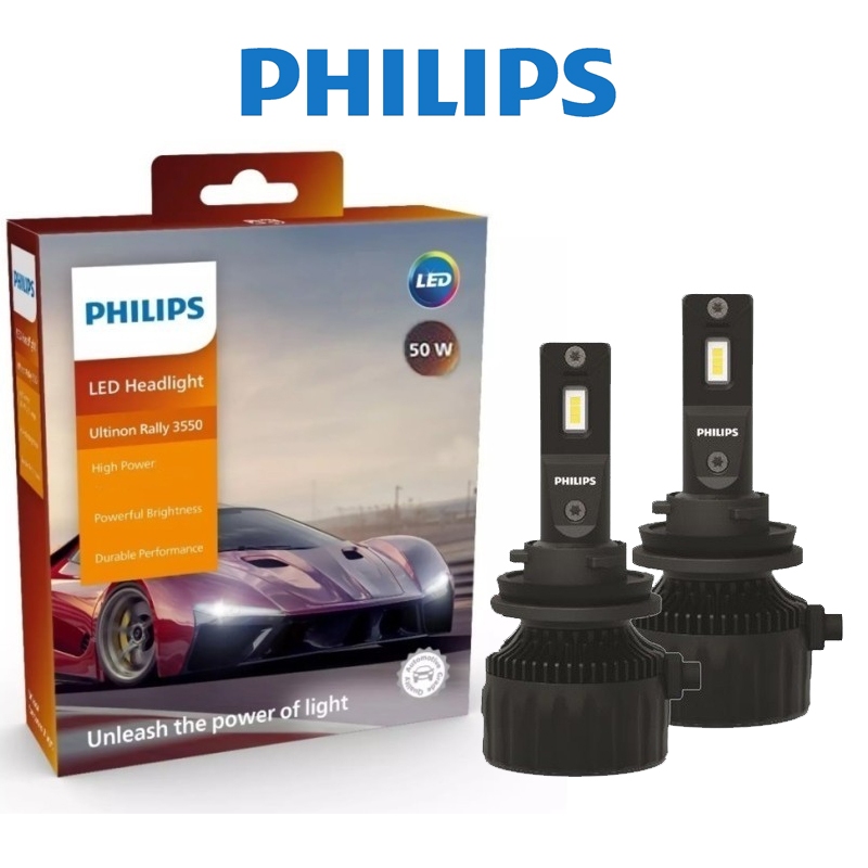 Philips LED Ultinon Rally 3550 H4/H11 – Lampu Mobil LED