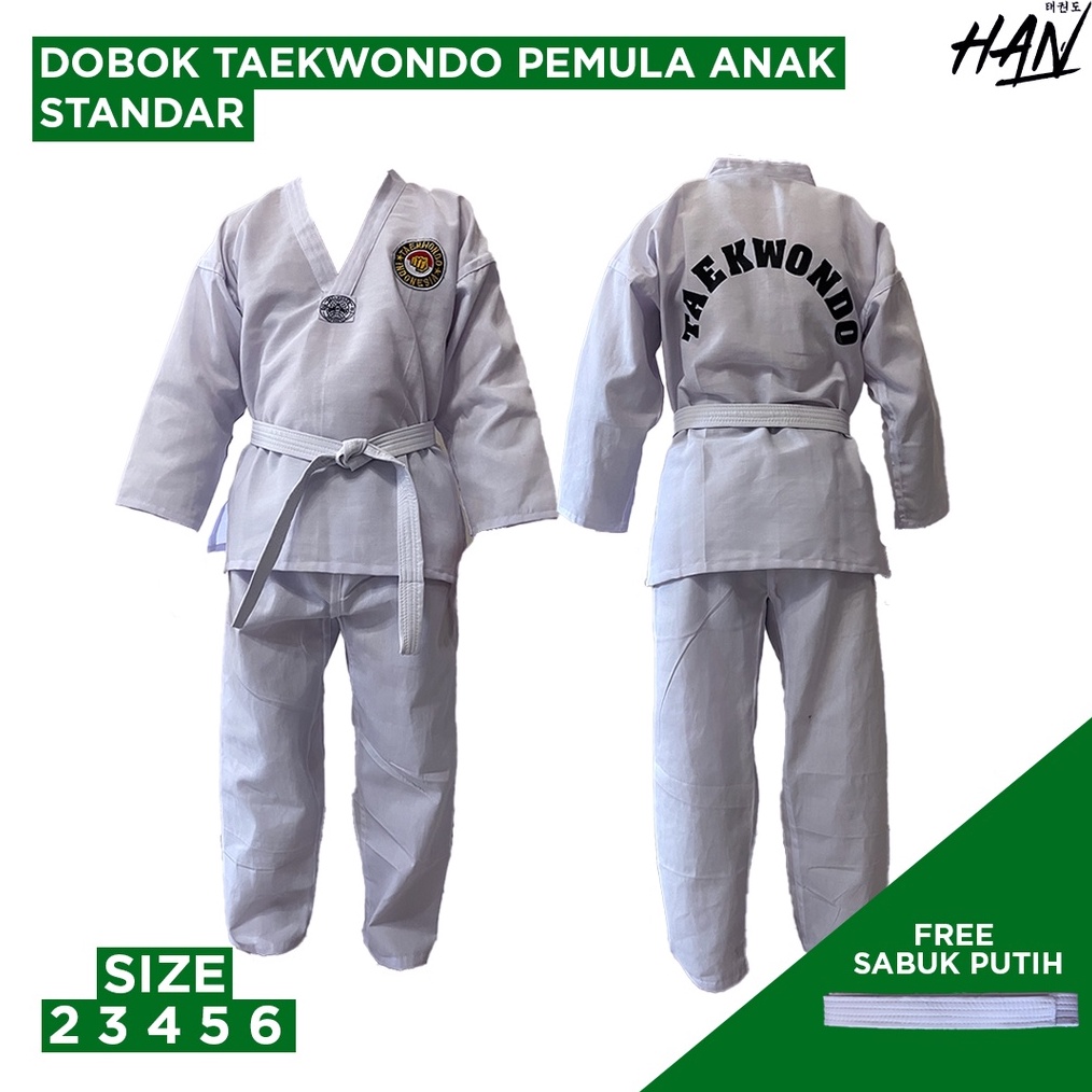 12.12 HARGA GROSIR [Standar Anak] Baju Dobok Taekwondo Anak untuk Pemula Kualitas Standar grosir