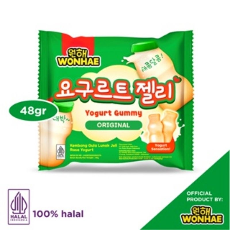 

Wonhae Yoghurt Gummy Original 48gram