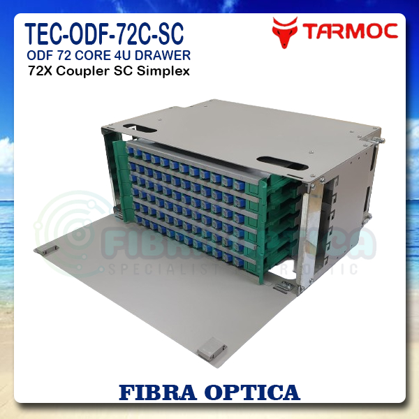 Fiber Optic ODF/OTB 72 Core SC Lengkap Rackmount | ODF 72C SC