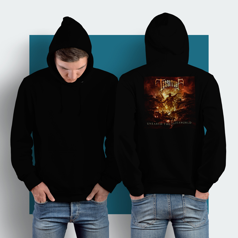 Jaket Hoodie Tessitura Unearth The Underworld Hoodie Jumper Pullover & Zipper (Ritsleting) Bahan Cot