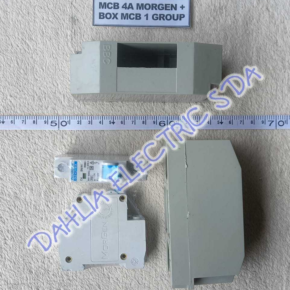 MCB 4A Merk MORGEN + BOX MCB 1 Group