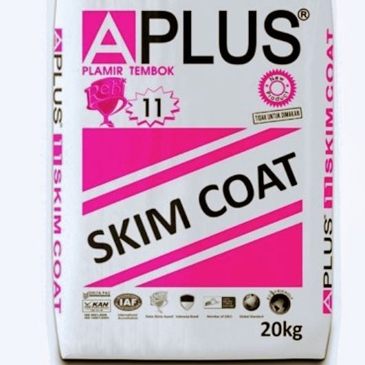 Plamur Tembok APLUS Skim Coat MERAH / A Plus Skimcoat PER KG