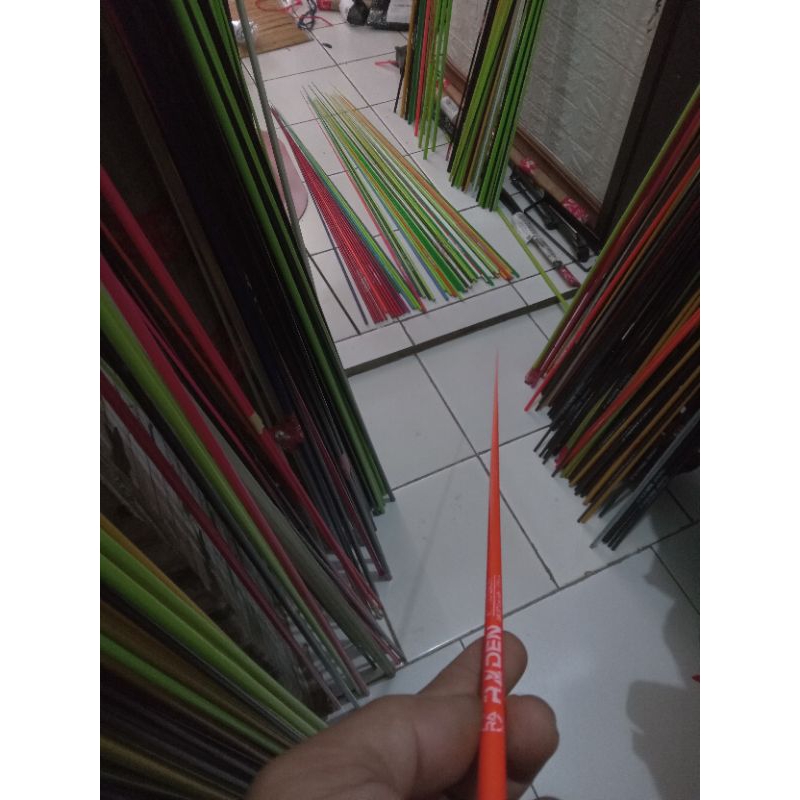 Fiber raden 170cm bahan joran pancing berkualitas stik piber lurus dan mulus