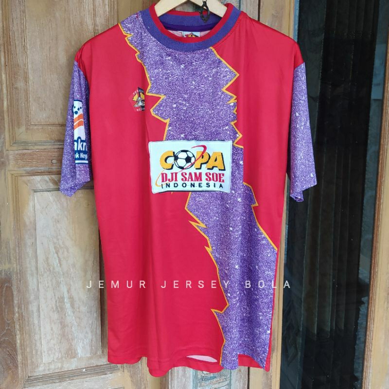 Jersey Liga Indonesia Persik Kediri Copa Dji Sam Soe 2006 Original