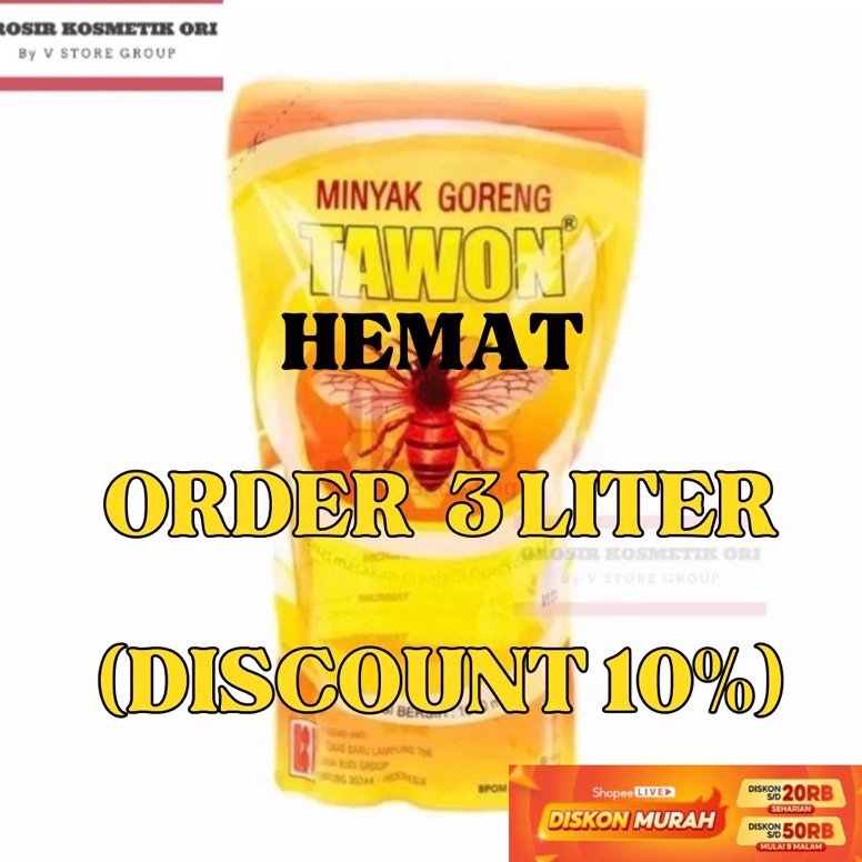 

[♞Q36➤] MINYAK GORENG TAWON 900ML Just Now