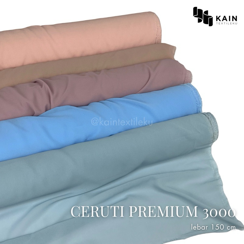 Kain Rollan Ceruti Ceruty Babydoll 3000 Premium 1 rol ± 65 yard