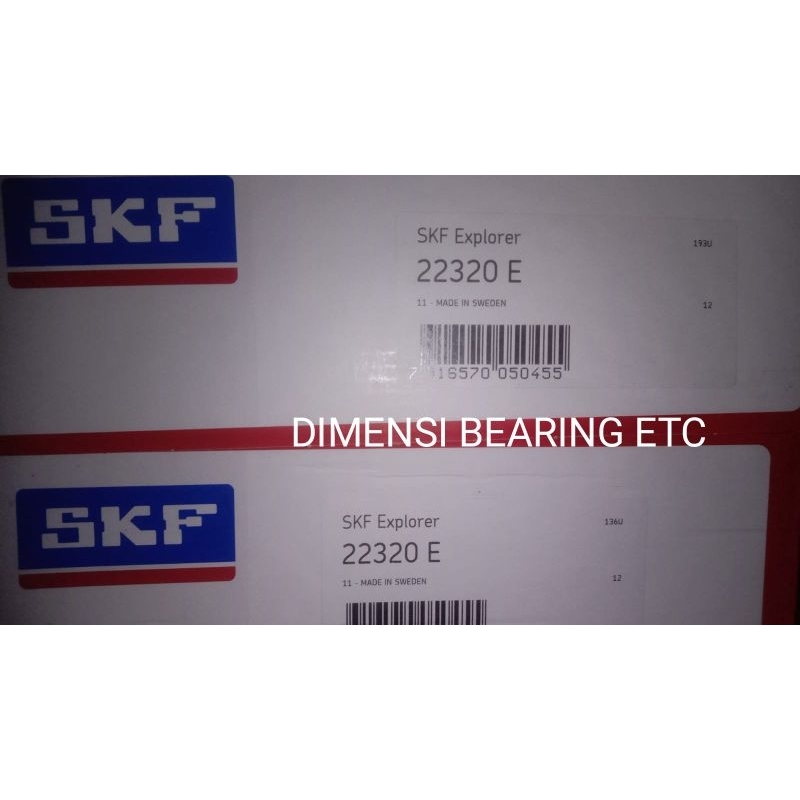 SPHERICAL ROLLER BEARING 22320 E SKF